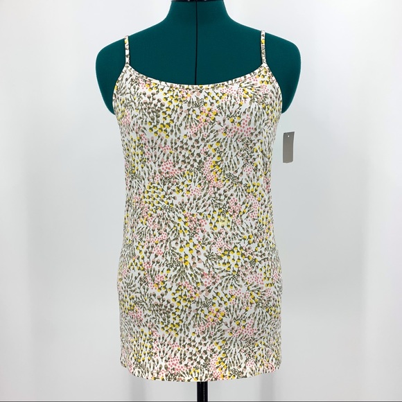 2/$25 Ann Taylor LOFT Outlet Women's Cotton Stretch Floral Camisole Tank, Medium - Picture 3 of 16